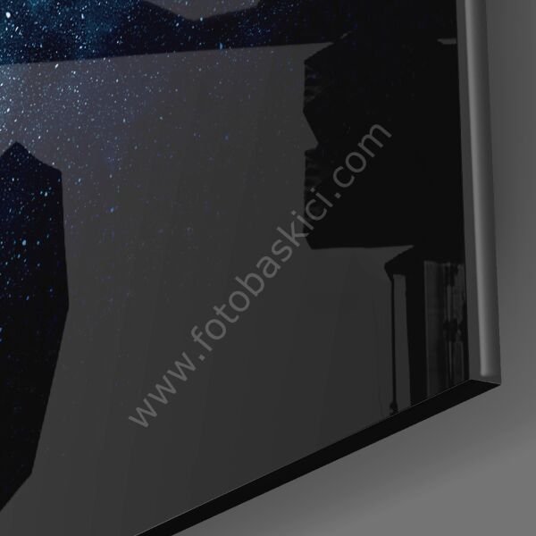 Astronotun Görüşü Cam Tablo