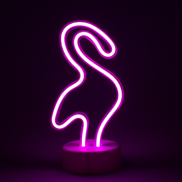 Flamingo Neon Led Dekoratif Aydınlatma