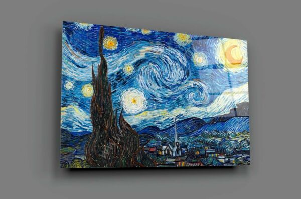 Van Gogh Stary at Night Cam Tablo