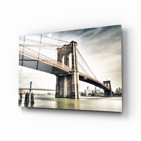 Brooklyn Köprüsü Cam Tablo