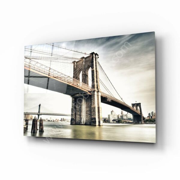 Brooklyn Köprüsü Cam Tablo