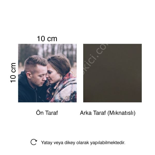 Foto Magnet 10x10 cm - 10 Adet