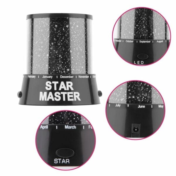 Star Master Projeksiyonlu Gece Lambası (Renk Seçenekli)