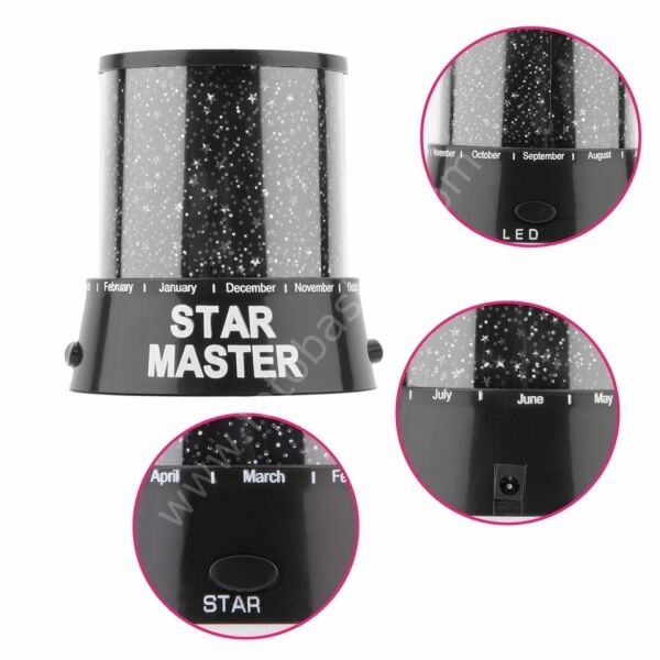Star Master Projeksiyonlu Gece Lambası (Renk Seçenekli)