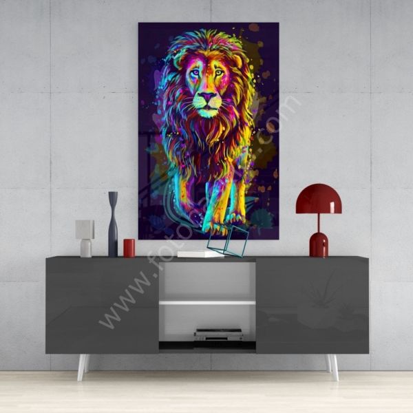 Aslan Cam Tablo No:1054