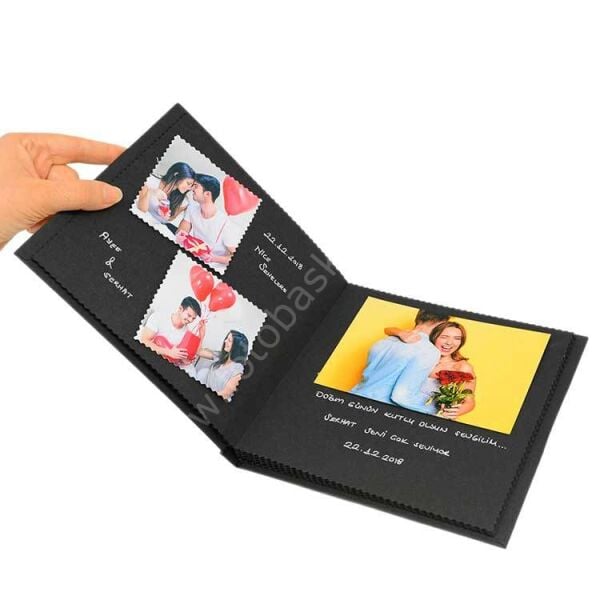 Beyaz Kalem Hediyeli Instabook Anı Defteri 20x20 cm