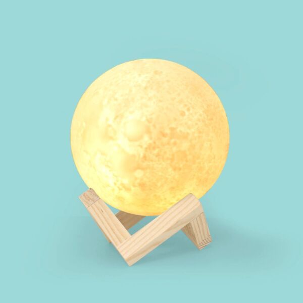 3D Dekoratif Ay Lambası 15 cm
