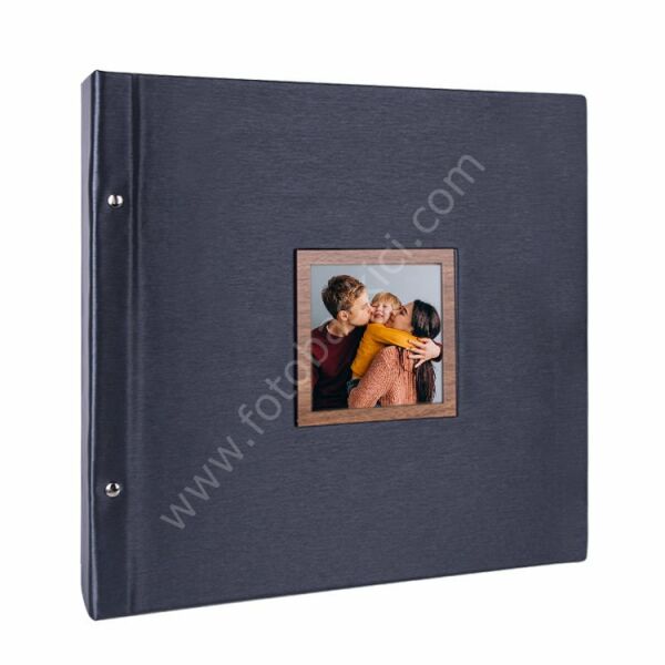 Deri Fotoğraf Albümü Antrasit 600'lük 10x15