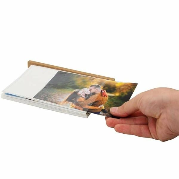 Pencereli ve Çekmeceli Ahşap Fotoğraf Albümü 100'lük 10x15