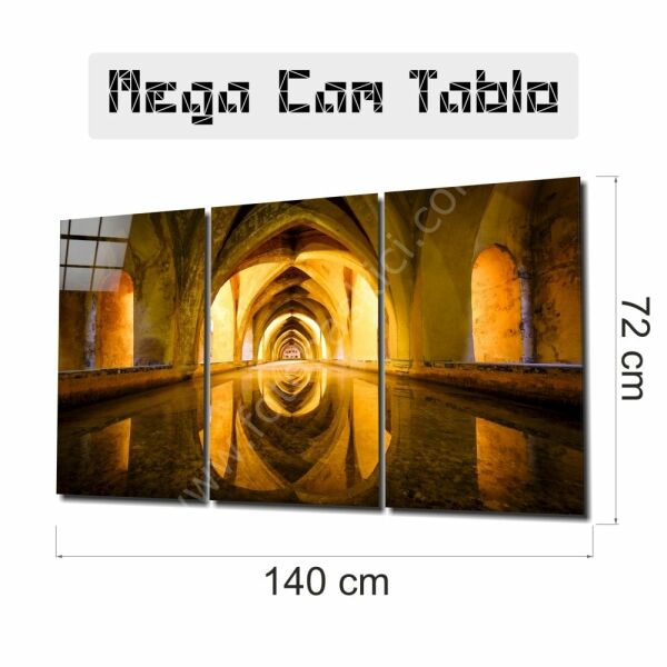 Sütunlar Mega Cam Tablo