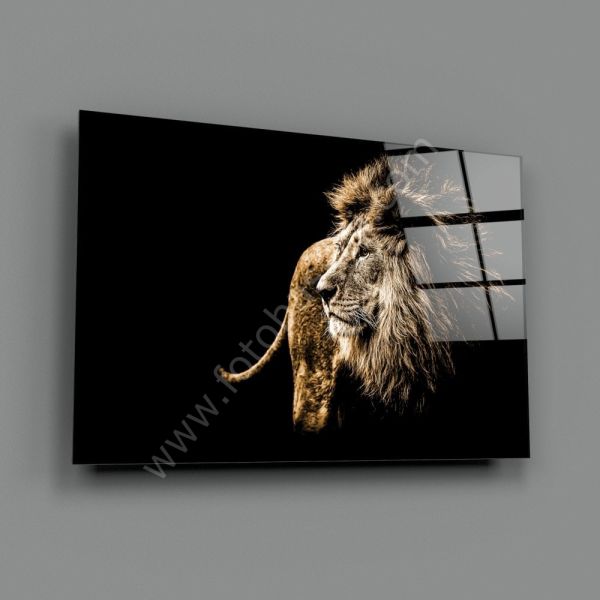 Aslan Cam Tablo No:4029
