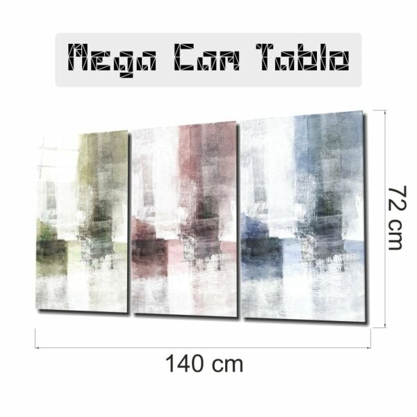 Pastel Renkler Mega Cam Tablo