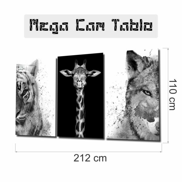 Hayvanlar Mega Cam Tablo