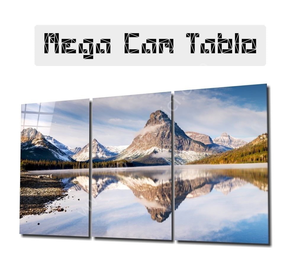 Dağlar Mega Cam Tablo