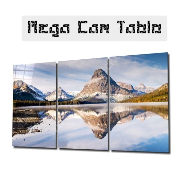 Dağlar Mega Cam Tablo