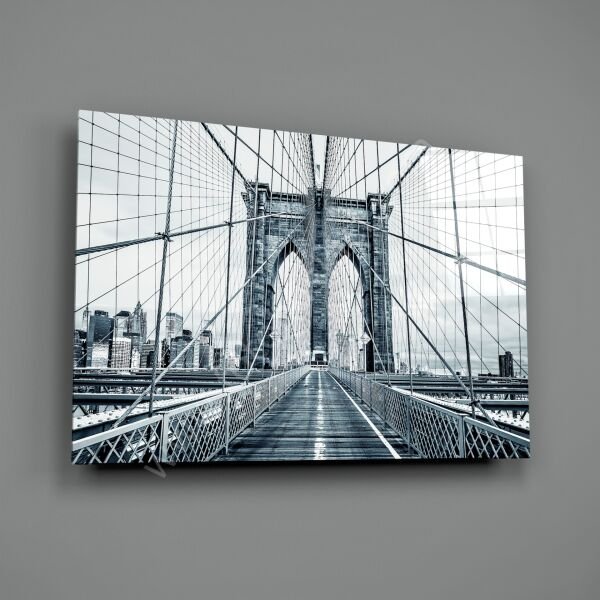 Brooklyn Köprüsü Cam Tablo