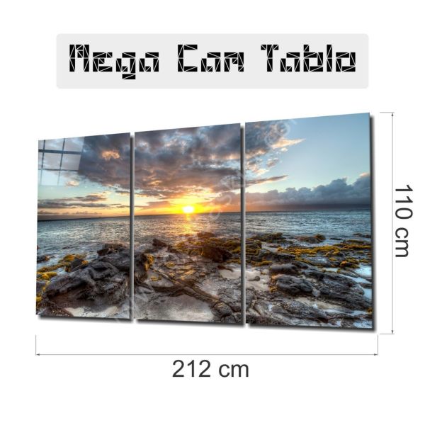 Günbatımı Mega Cam Tablo