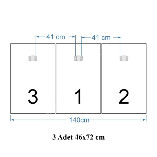 Soyut Renkler Mega Cam Tablo