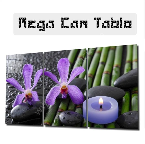 Mor Orkide Mega Cam Tablo