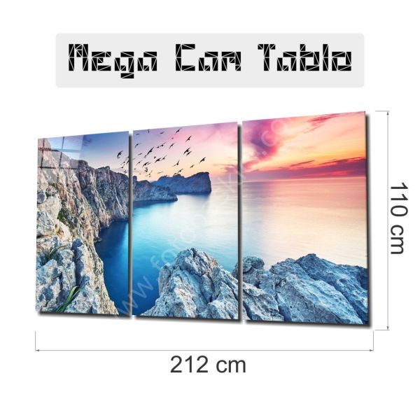 Kıyı Mega Cam Tablo