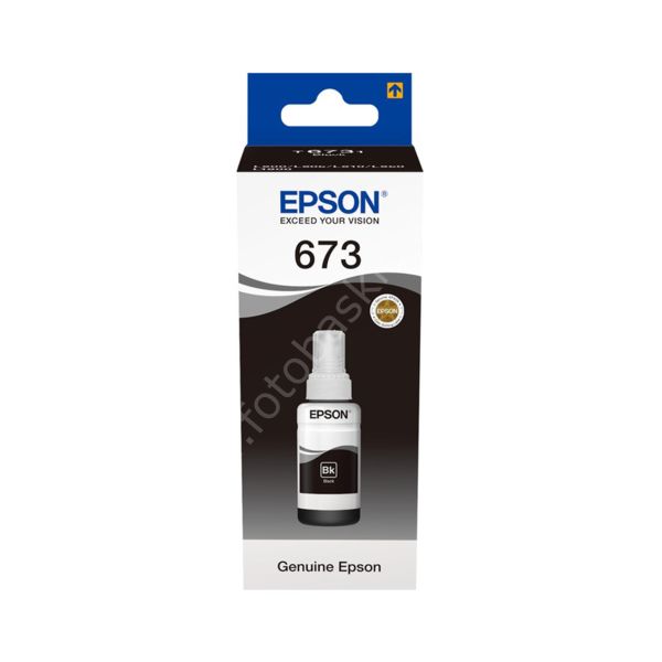 Epson T673 Black (Siyah) Mürekkep Kartuş 70 ml