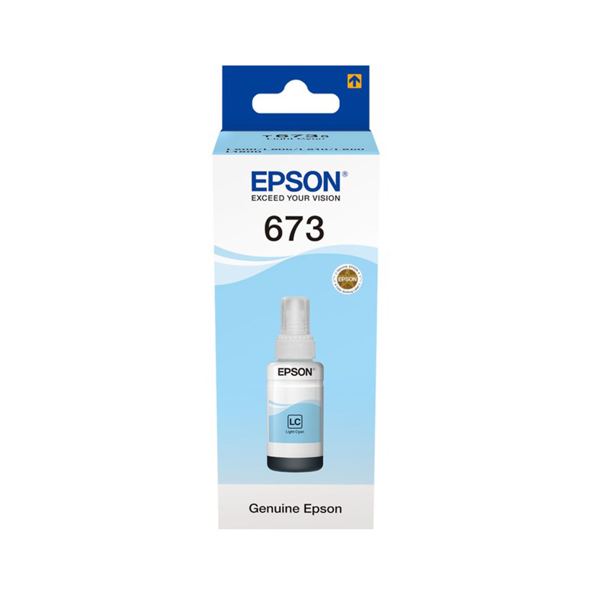 Epson T673 Light Cyan (Açık Mavi) Mürekkep Kartuş 70 ml