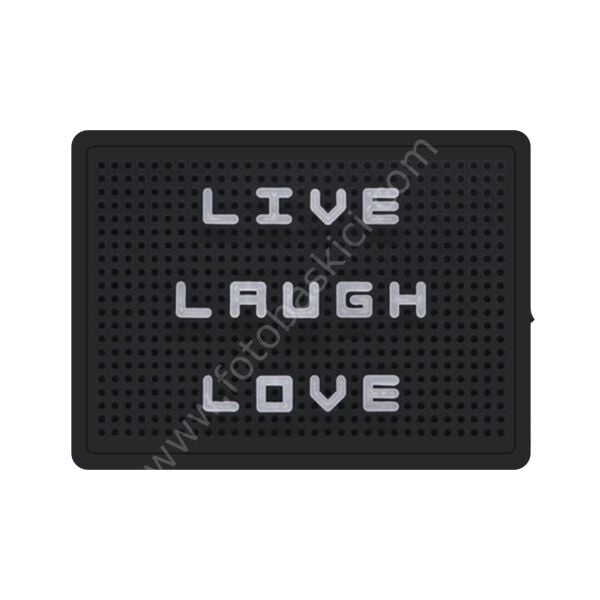 96 Harf ve Emojili Pegboard Işıklı Pano (Lightbox) 14x21 cm