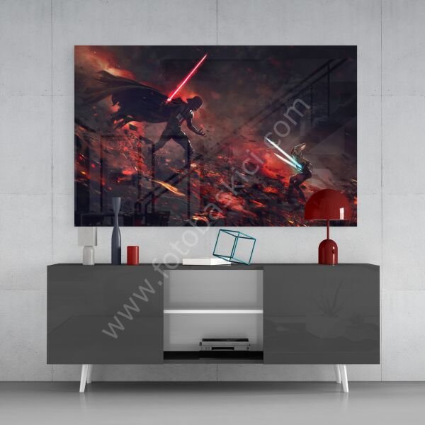 Darth Vader Vs Ahsoka Tano Cam Tablo