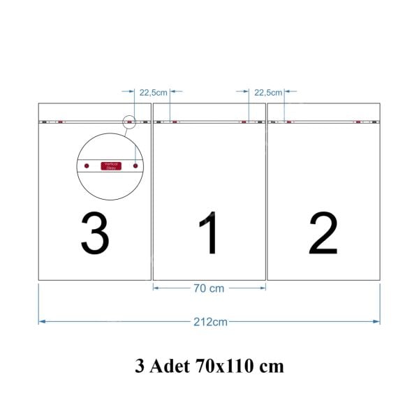 Fırça İzleri Mega Cam Tablo