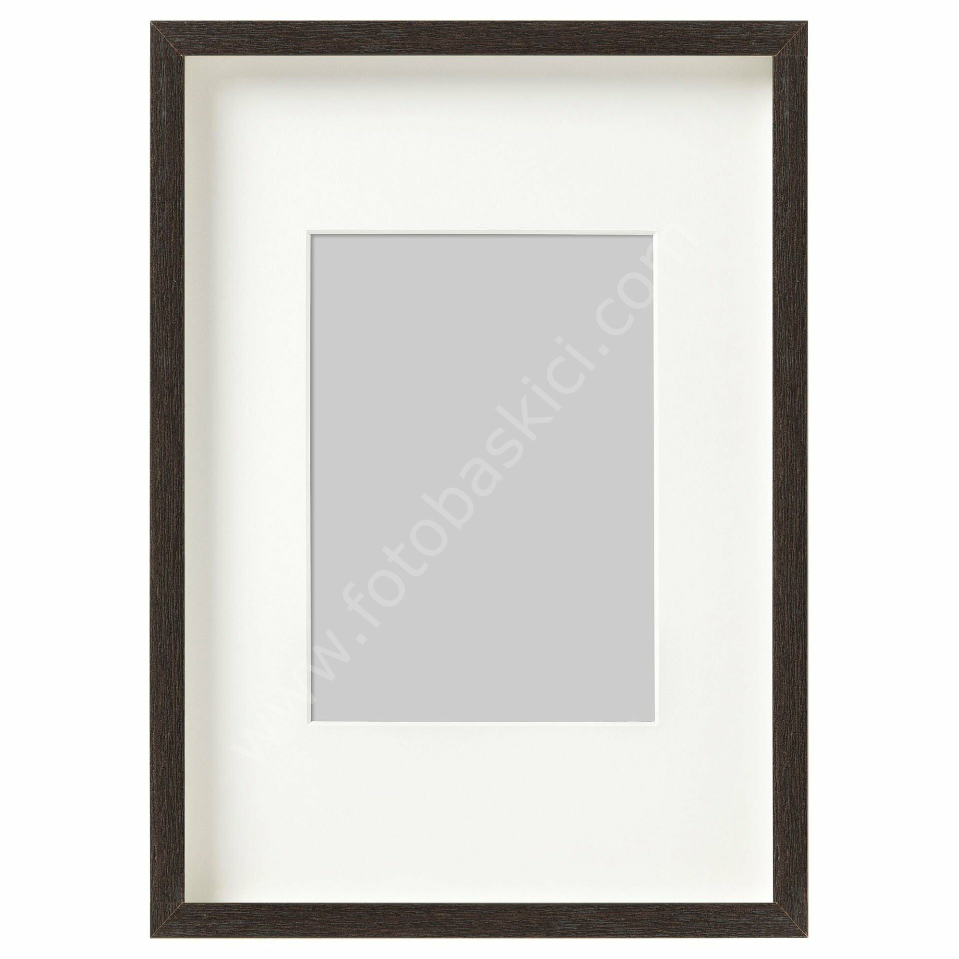 Ahşap Çerçeve Koyu Kahve 21x30 cm HOVSTA