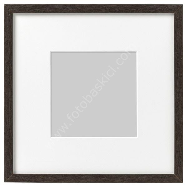 Ahşap Çerçeve Koyu Kahve 23x23 cm HOVSTA