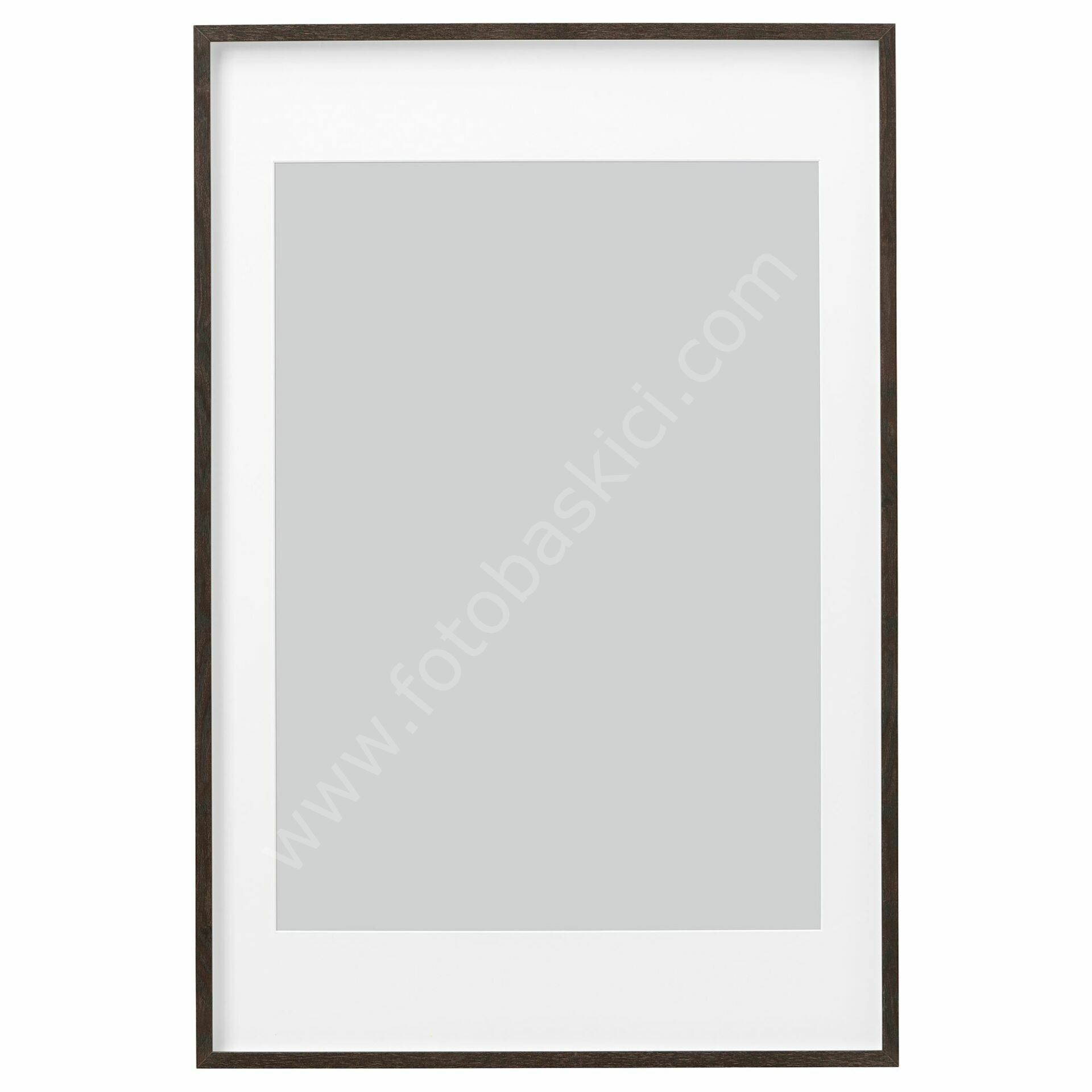Ahşap Çerçeve Koyu Kahve 61x91 cm HOVSTA