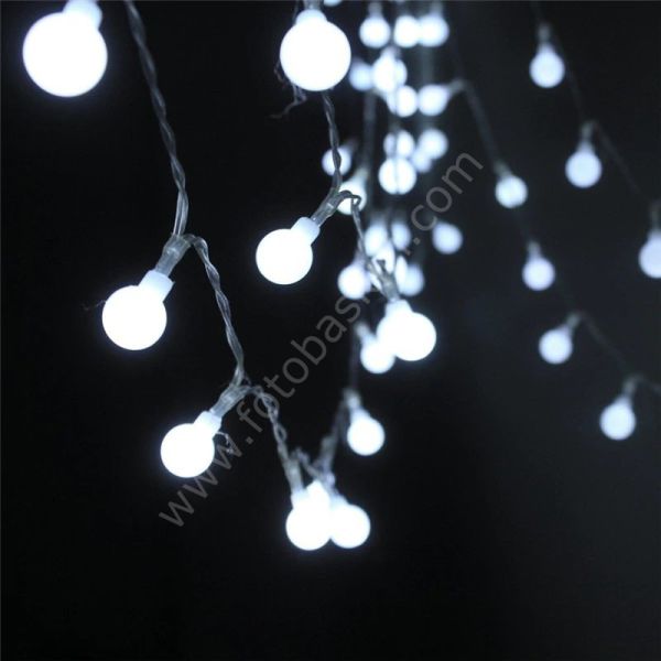 80 Mini Top Ampullü Pilli Led Işık (Renk Seçenekli)