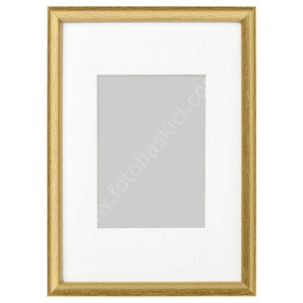 Altın Renk Çerçeve 21x30 cm SILVERHÖJDEN