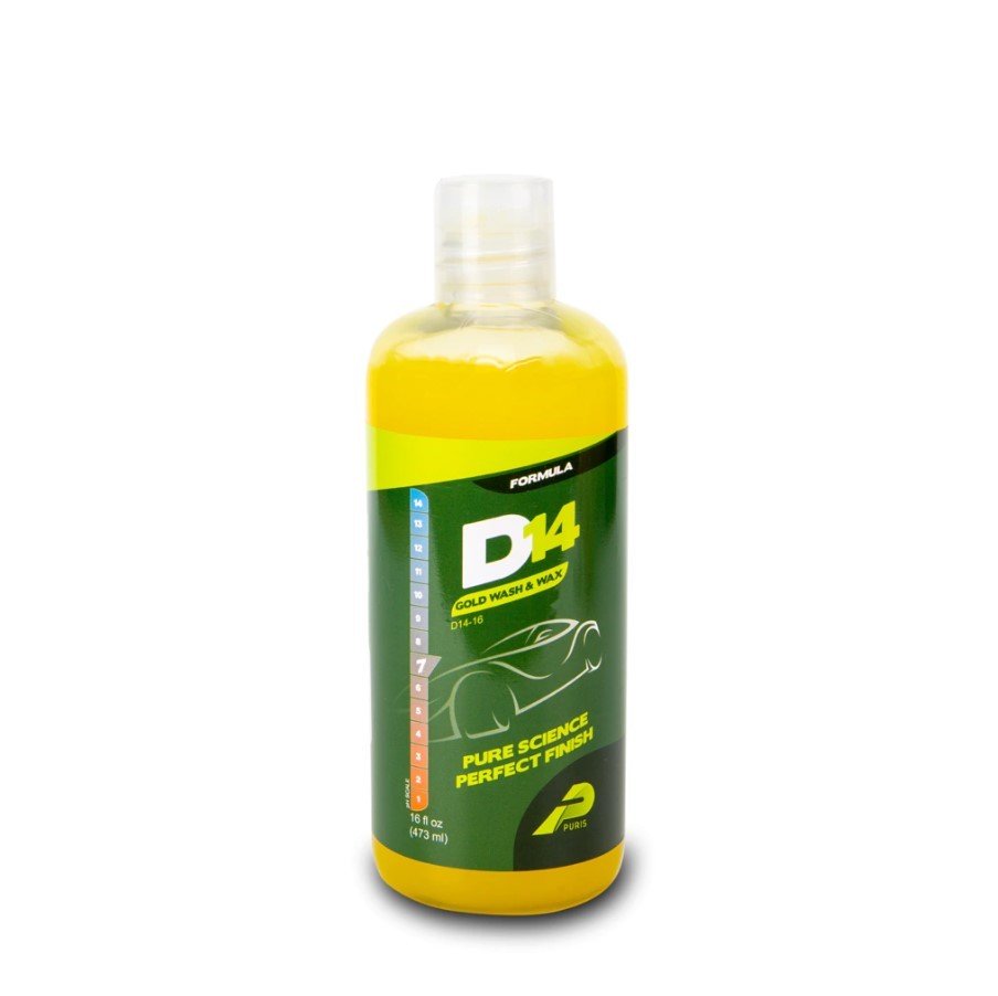 Puris D14 Gold Wash&Wax-Premium Cilalı Şampuan 0.5 Litre