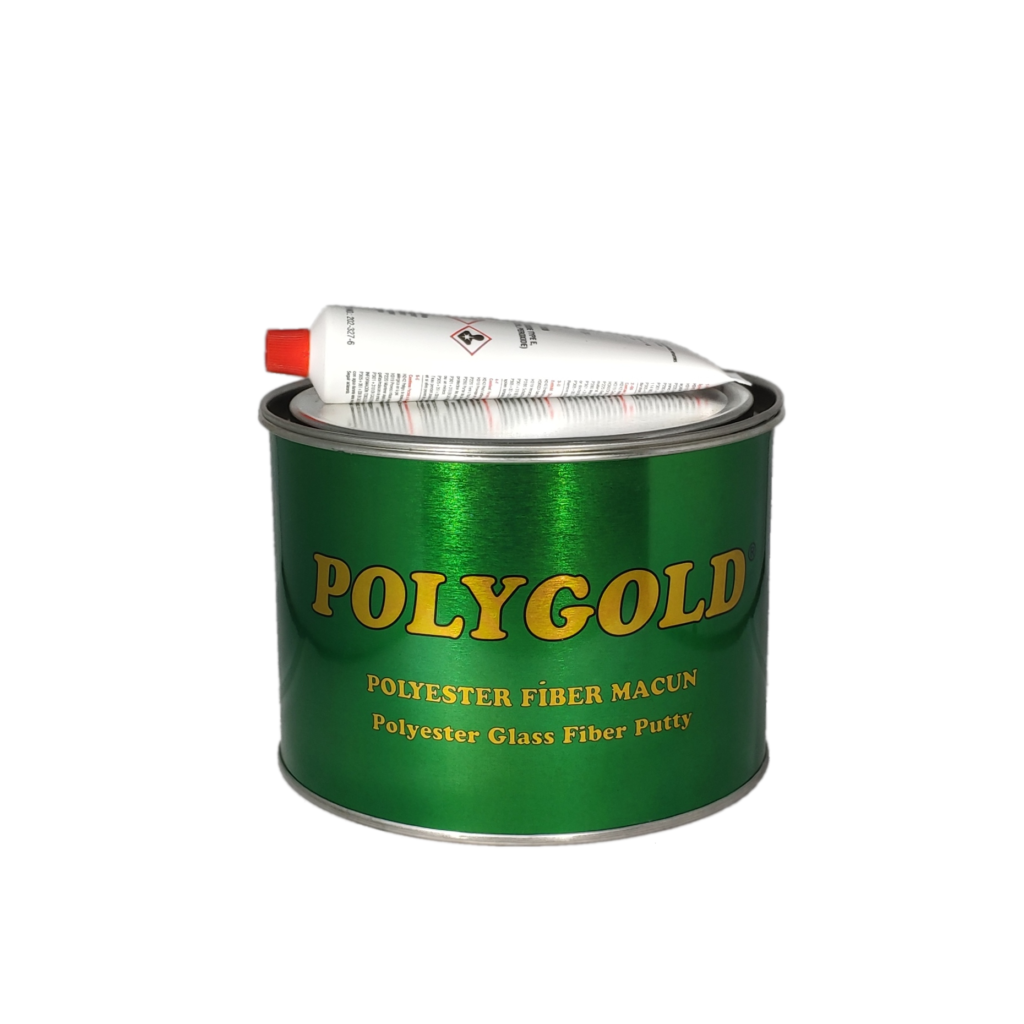 PolyGold Polyester Fiber Elyaflı Macun Yeşil  2,7 Kg