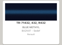 Renault Clio Mavi Methyl 432 Rötuş Boyası Seti M5 ReTouch Baz