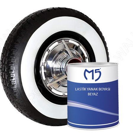 M5 Lastik Yanak Boyası Beyaz 16 Kg