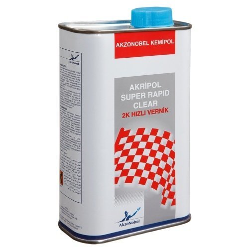 AkzoNobel Akripol 2k Akrilik Super Rapid Vernik Hızlı (1/1) 1 Litre