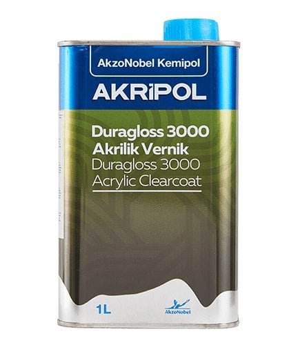 Akripol 2k Akrilik Duragloss Clear 3000 Vernik 1 Litre