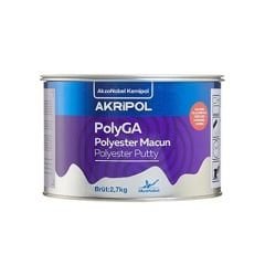 Akripol GA Galvaniz Polyester Çelik Macun 2,7 Kg