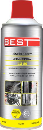 Best LU-80 Zincir Yağlama Sprey 400ml