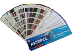 AkzoNobel Akripol Otomotiv Kutu Boya Renk Kataloğu Kartelası