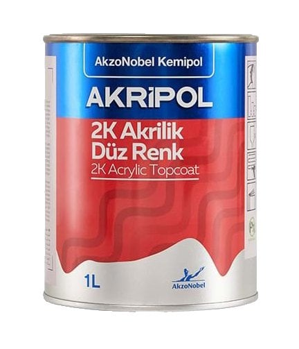 AkzoNobel Akripol 2k Fiat 252 Krem Akrilik Sonkat Oto Boyası 1 Litre