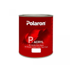 Polaron Akrilik Oto Boyası Mercedes DB 147 Arktik Beyazı 2k Düz 1 Litre