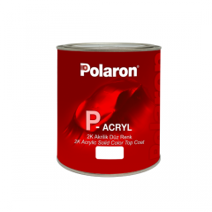 Polaron Akrilik Oto Boyası Fiat 601 Siyah 2k Düz 1 Litre