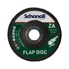 Schanall Zirkonyum Oksit Flap Disk Zımpara P80