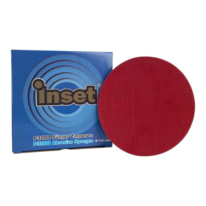 İnset Süngerli Disk Zımpara P3000 150mm