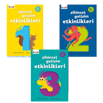 Zihinsel Gelişim Etkinlikleri 5 Yaş Seti (3 Ürün)