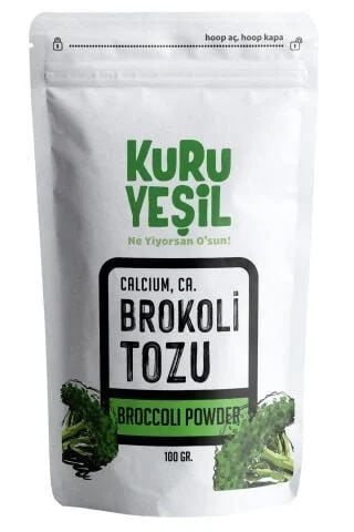 Kuru Yeşil Brokoli Tozu 100 Gr